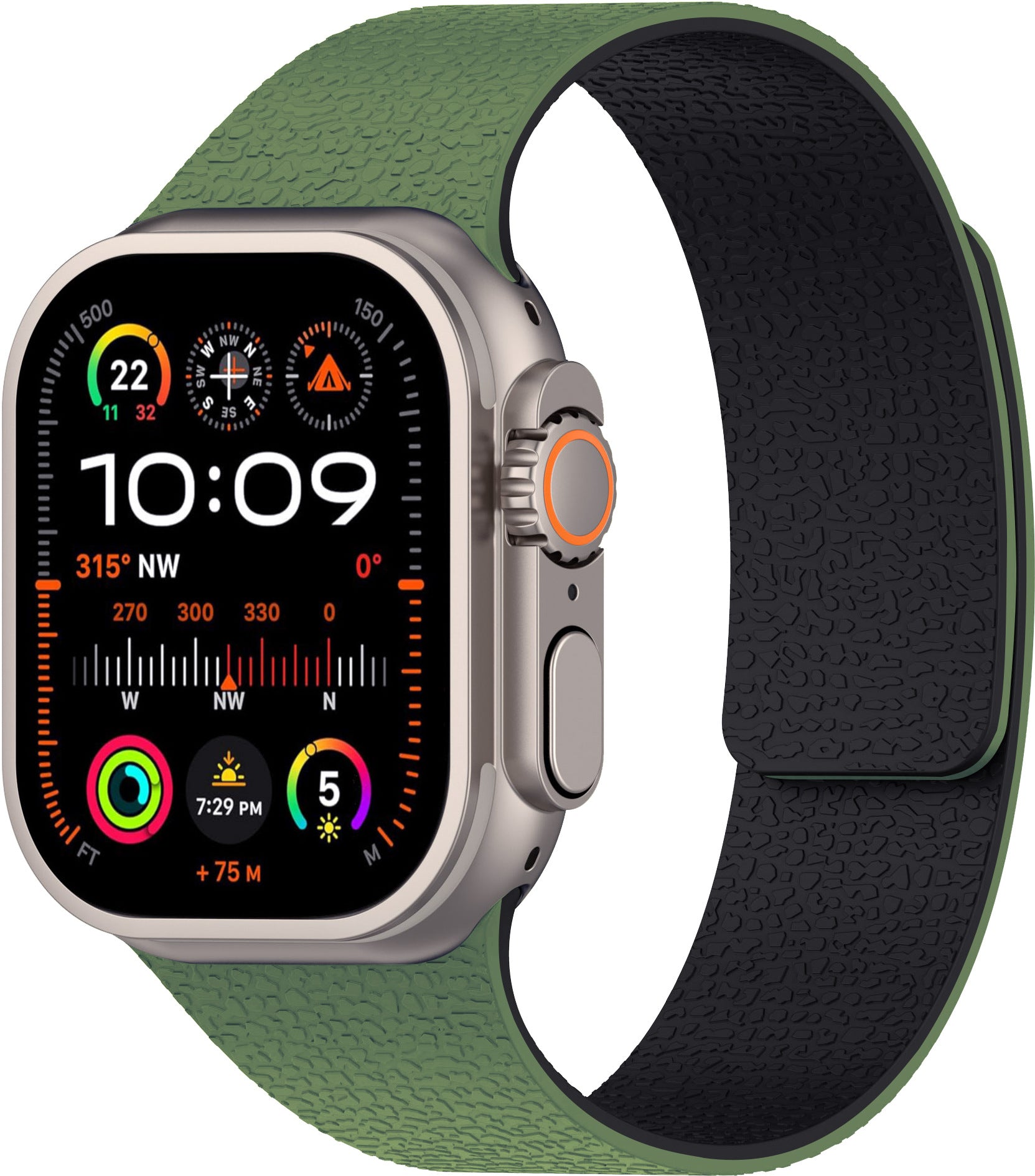Silicone Watch Band with Soft Magnetic