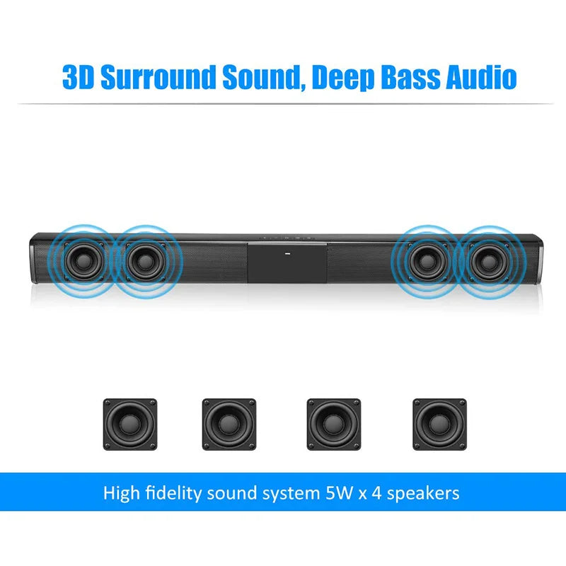 Home Surround SoundBar for PC and TV 20W