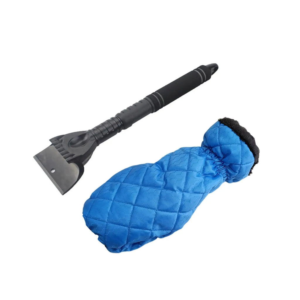Isskrapa för bilar med varma handskar 45cm