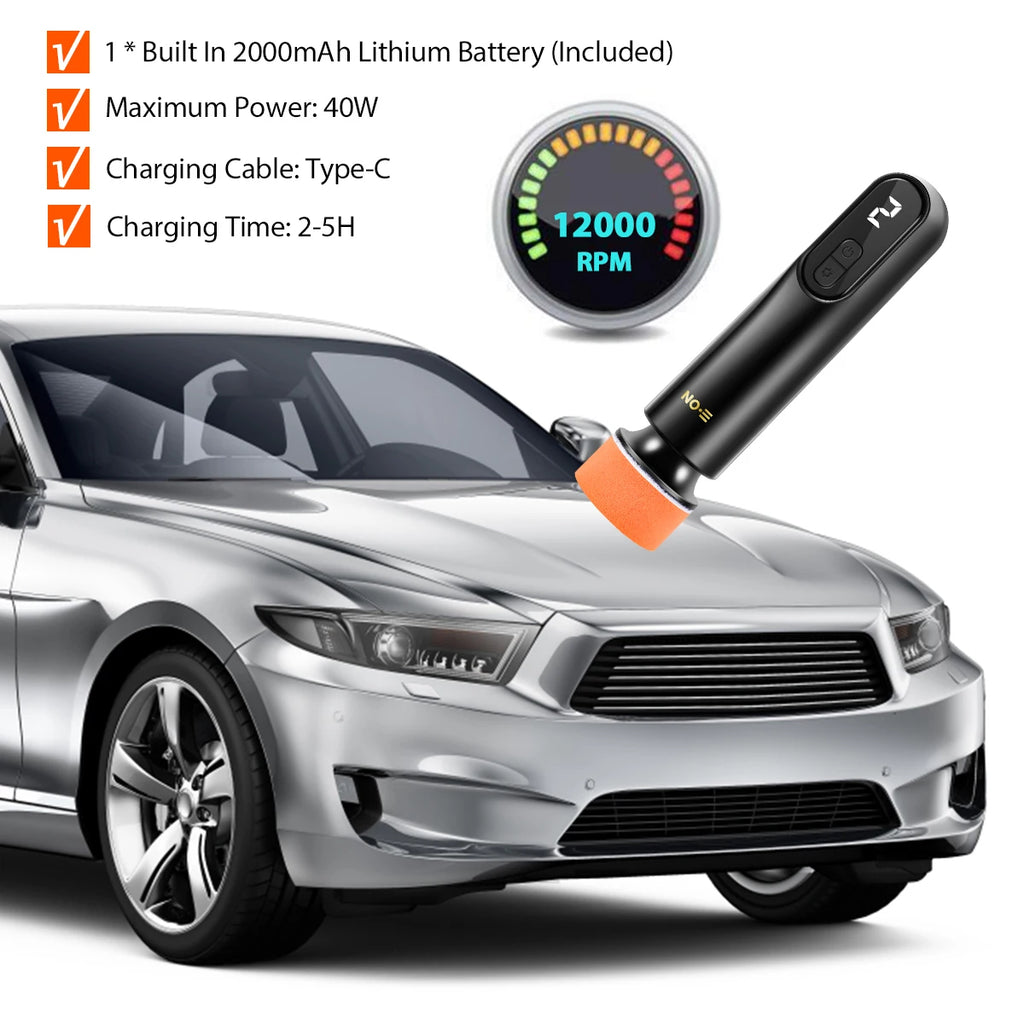 Wireless Car Polisher Handheld