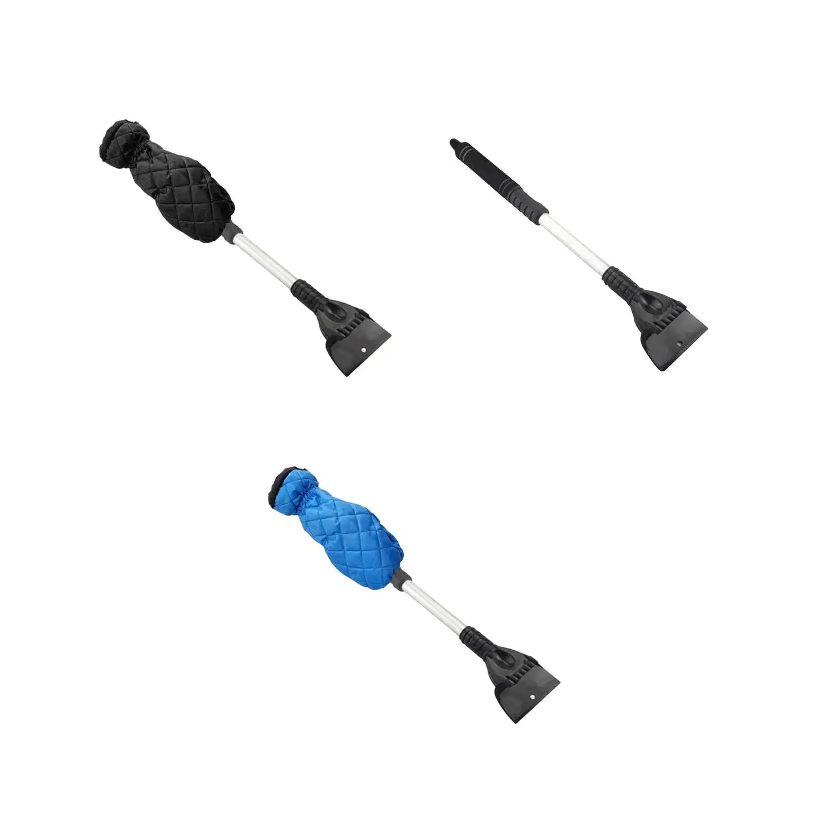 Isskrapa för bilar med varma handskar 45cm