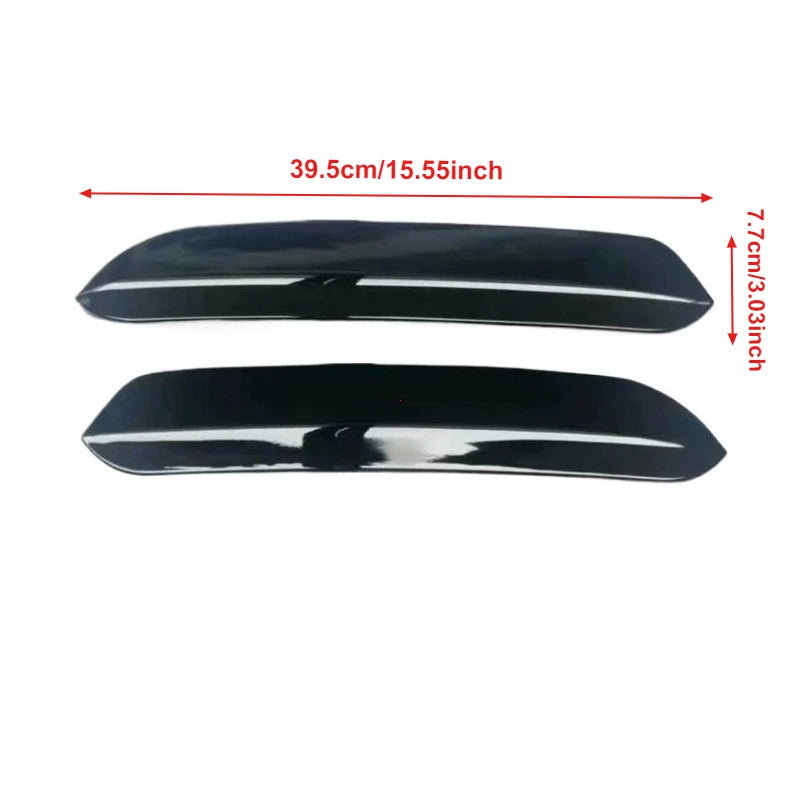 Car Roof Spoiler Extentions  for VW Polo Golf 6 7 MK6 MK7 7.5 R GTI GTD R-LINE Glossy Black