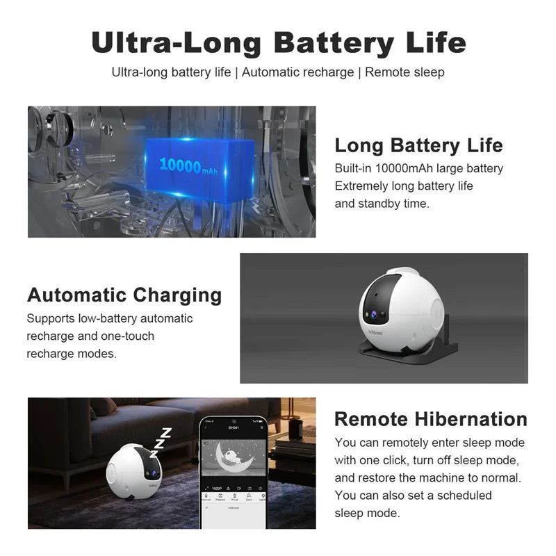 Smart  Camera  HD WiFi Mobile Robot with AI