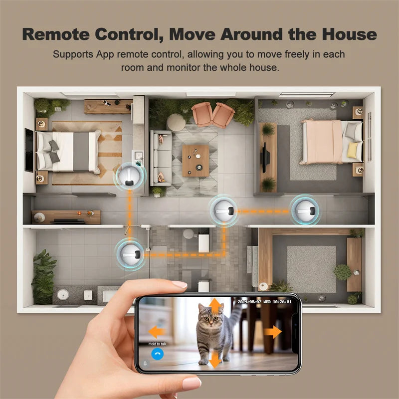 Smart  Camera  HD WiFi Mobile Robot with AI