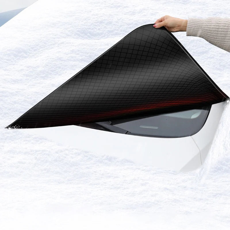 Magnetic Car Windshield Cover)