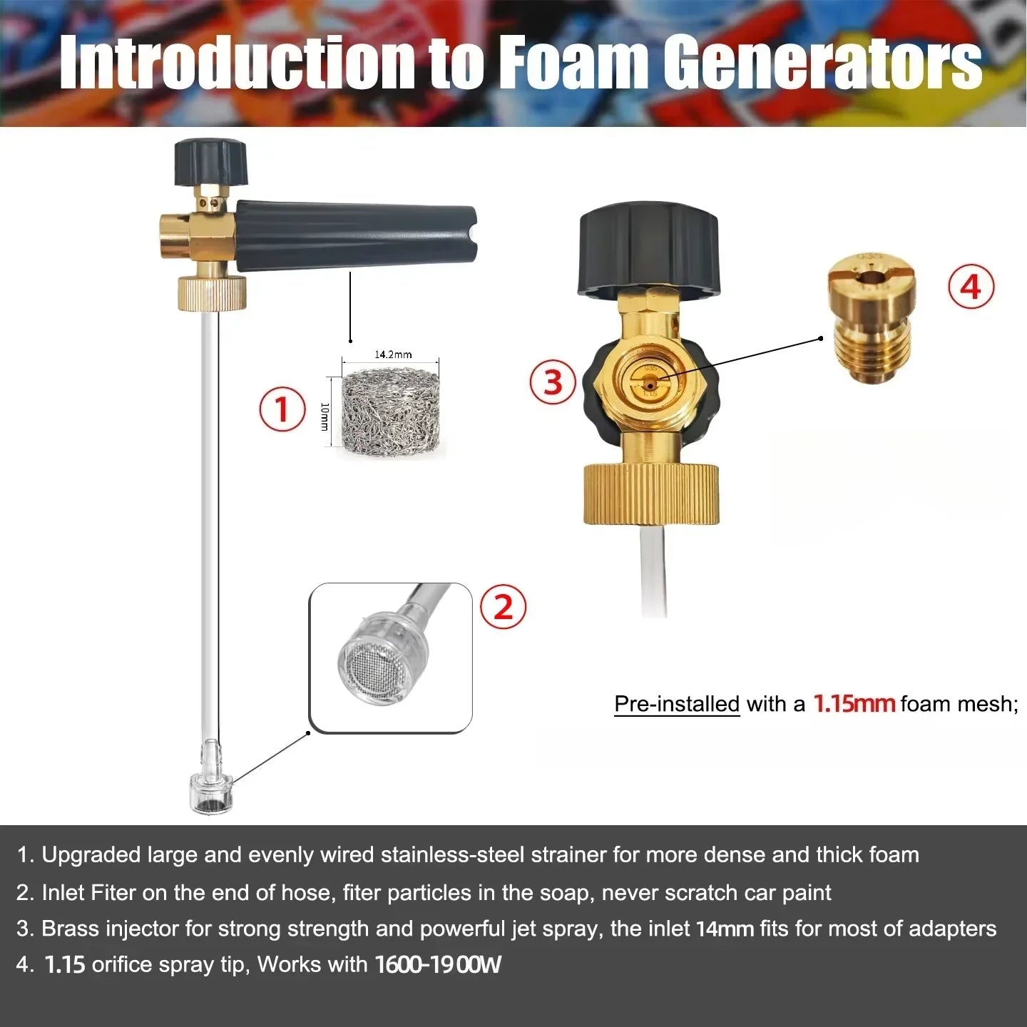 2150PSI High-Pressure Water Gun